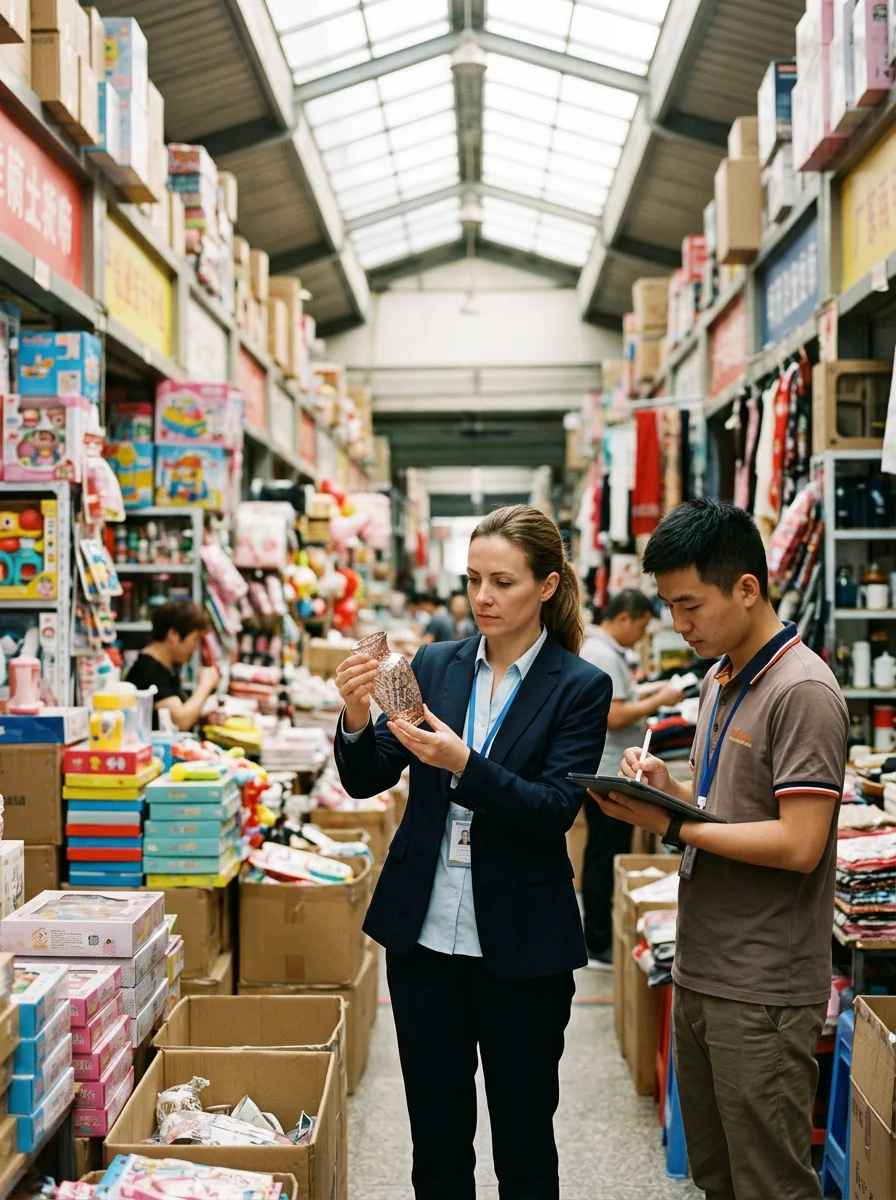 Yiwu'da fabrika ziyareti ve tedarik çalışması
